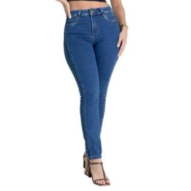 Imagem de Calça Jeans Sawary Levanta Bumbum - 281310 - Azul médio 40-Feminino