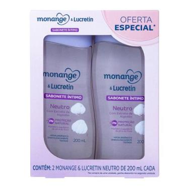 Imagem de Kit Sabonete Líquido Íntimo Monange & Lucretin Neutro