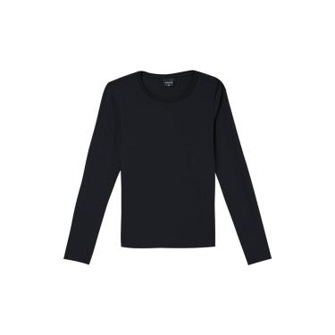 Imagem de Blusa Manga Longa Decote Redondo Malwee Feminina-Feminino