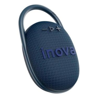Imagem de Caixa som bluetooth portátil inova potente ipx6 tws (até 5h) - azul es