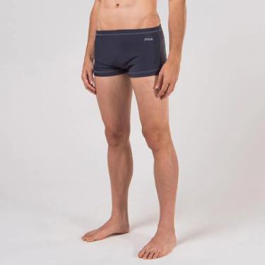 Imagem de Sunga Fila Boxer II Masculina Grafite, Cinza, Claro, G