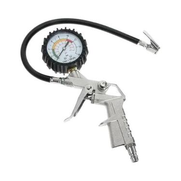 Imagem de Medidor De Pressão De Ar Multifuncional 220PSI Com Bomba Infladora Par