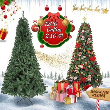 Imagem de Árvore De Natal 3.0m 2500 Galhos Pinheiro Grande Luxo Cheia Premium 1.