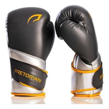 Imagem de Par De Luvas Pretorian Boxe Muay Thai Elite -, Cinza, 10oz