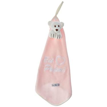 Imagem de Blanket Cetim Eu Amo Papai, Zip, rosa bebê