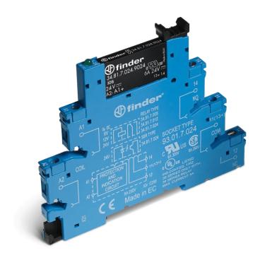 Imagem de Rele Interface SSR 1NA 110-125 VCC/VCA Ref. 38.81.0.125.7125 - Finder Finder