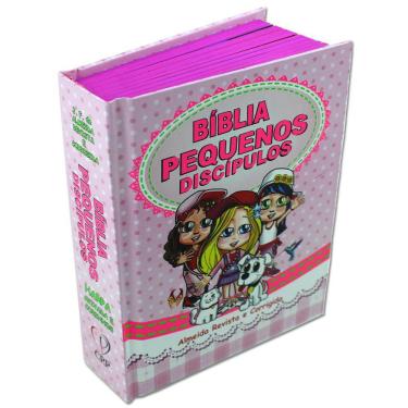 Imagem de Bíblia Infantil Menina Rosa Pequenos Discípulos Ilustrações