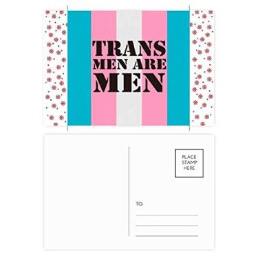 Imagem de Cartão postal para celebração de flores de Natal, transgênero, LGBT