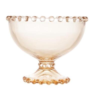 Imagem de Taça De Cristal Para Sobremesa Bolinha Âmbar 11 X 9cm - Unid. - Wolff