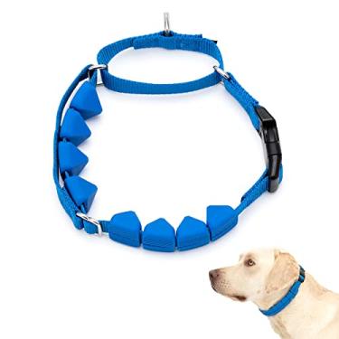 Imagem de PetSafe Coleira de treinamento de ponta macia, coleira de treinamento sem puxar para cães, pontas macias de borracha, grande, 2,5 cm, azul royal
