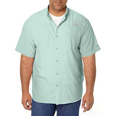 Imagem de Columbia Camisa masculina Tamiami II de manga curta, tom água, média