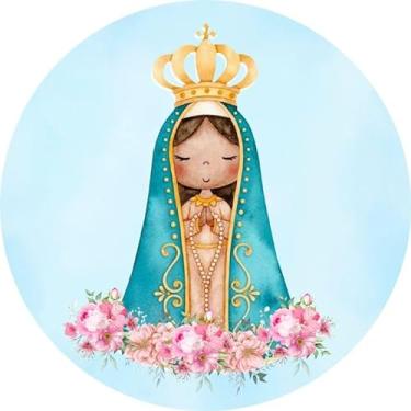 Imagem de Painel Festa Sublimado C/Elástico 1,50m Nossa Senhora (Nossa Senhora Aparecida NSA00002)