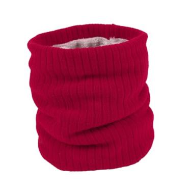 Imagem de COLLBATH lenço cachecol circular tricô cachecol de tricot mantenha morno coleiras homem e mulher vermelho