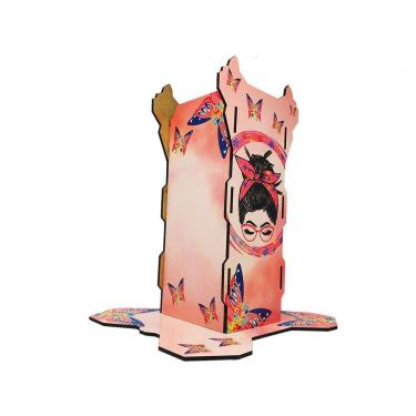 Imagem de Suporte para Abafador de Sons para Autistas Tons de Rosa