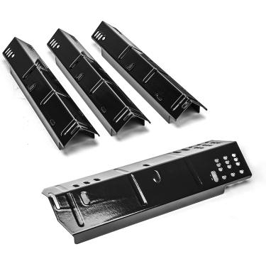 Imagem de YOUFIRE Placa térmica para Dyna-Glo 4 queimadores DGH485CRP, DGH485CRP-D, 5 queimadores DGH474CRP churrasqueira a gás, pacote com 4 peças de reposição para barracas térmicas de aço de porcelana de 38