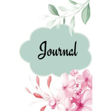 Imagem de Diário: Caderno de diário floral elegante - 100 páginas - 15 x 23 cm