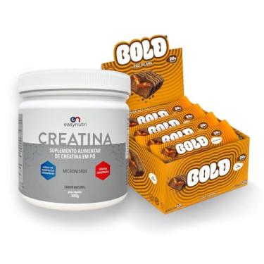 Imagem de Combo Display Barra de Proteína BOLD Snacks (12 unidades) + Creatina 300g (720g, Pão de Mel)
