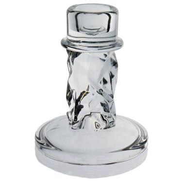 Imagem de CASTIÇAL PORTA VELA HOME&CO VIDRO 9x8x8cm TRANSPARENTE