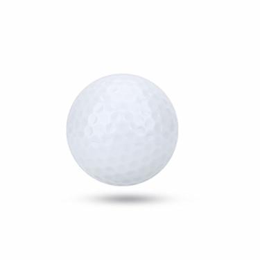 Imagem de Bola de Golfe do Diodo Emissor de Luz, Bola de Golfe Eletrônica Elástica da Iluminação do Diodo Emissor de Luz para o Treinamento da Prática do Esporte da Noite Escura (Amarelo)