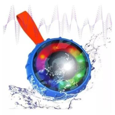 Imagem de Caixa De Som Resistente A Água Bluetooth Portátil Com Led - Altomex