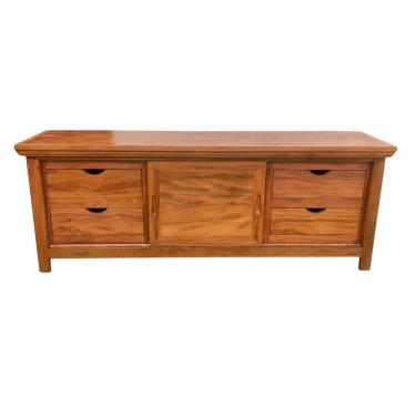 Imagem de Rack Madeira De Demolição 160 x 60 Maciço com 4 Gavetas Sudeste Rústico