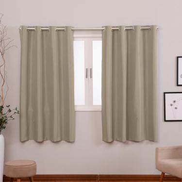 Imagem de Cortina Blackout Luxor 2,70 x 1,70m Para Sala Quarto Janela Varão 2M (Cáqui)