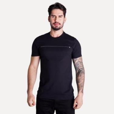 Imagem de Camiseta Acostamento Wolf 093 Preta-Masculino