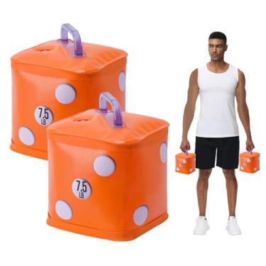 Imagem de DEIRIS Kettlebell com halteres 2 em 1 | Conjunto de 2 unidades de 3,4 kg para mulheres | Equipamento de fitness doméstico ajustável versátil