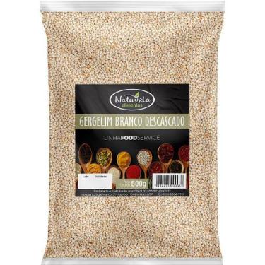 Imagem de Gergelim Branco Descascado 500g - Natuvida Alimentos