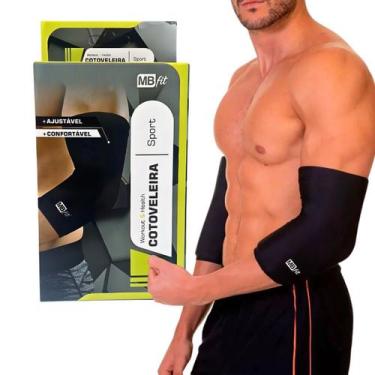 Imagem de Kit 02 Cotoveleira Elástica de Compressão Contusões e Prevenção Tamanh