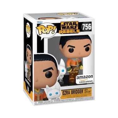 Imagem de Funko Pop! & Buddy: Rebels - Ezra Bridger com Loth-Cat - Star Wars: Rebels - Exclusivo da Amazon - Boneco de vinil colecionável - Ideia de presente - Mercadoria oficial - Brinquedos para crianças e
