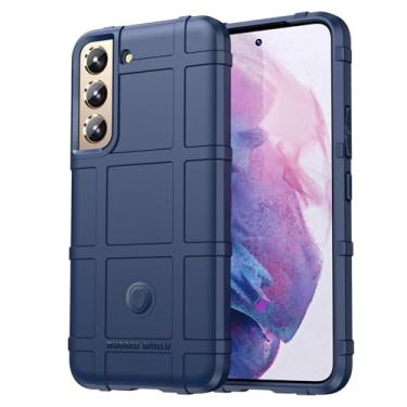 Imagem de Zoeirc Capa para Galaxy S22 5G, para Samsung S22 SM-S901U, capa de TPU resistente à prova de choque de grau militar e capa de proteção de lente de câmera para celular para Samsung Galaxy S22 azul