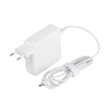 Imagem de Fonte Carregador Para MacBook Pro 2016 2017 + Air 2018 2020 M2 M3 87w Entrada Usb Tipo C e Saída Usb Tipo C Bivolt.