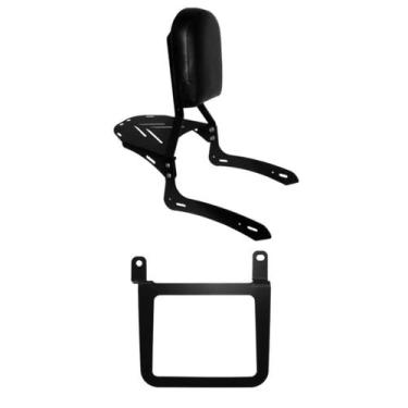 Imagem de S244 +s240 Sissybar + Afastador de alforge para Vulcan S 650 - Start R