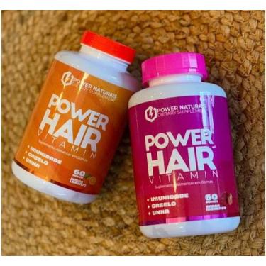 Imagem de Power hair vitamin suplemento alimentar em gomas - POWER NATURAIS