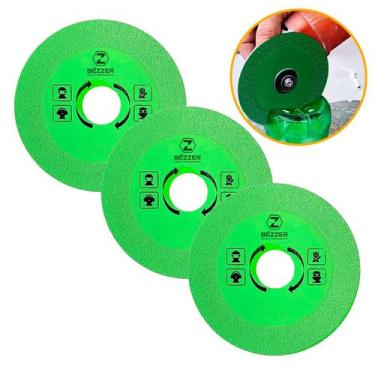 Imagem de Kit 3 Disco de Corte Diamantado para Vidro Cerâmica e Porcelana Bézzer