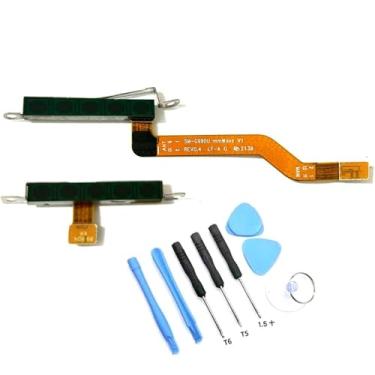 Imagem de Conjunto de cabos flexíveis de antena para Samsung Galaxy S21 FE 5G SM-G990U versão dos EUA antena de sinal 5G cabo flexível conector de fita módulo peças de substituição incluindo kit de ferramentas