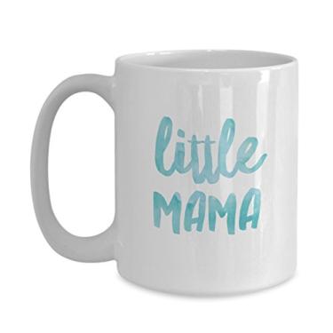 Imagem de Caneca Little Mama – Caneca de café para a mamãe – Ideia de presente única – Chá chocolate quente