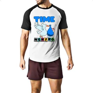 Imagem de Camiseta Raglan Cegonha Time Menino - Alearts, G