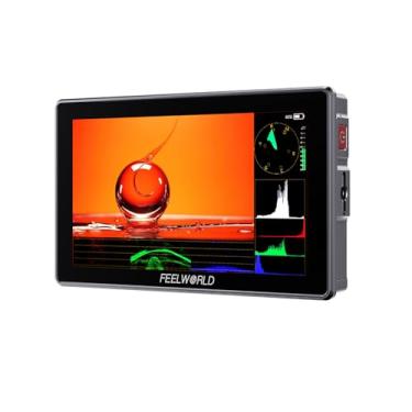Imagem de FEELWORLD H5 14.0 cm 1200nit 12G-SDI Touchscreen Camera Field DSLR Monitor 3D LUT Out Waveform HDR
