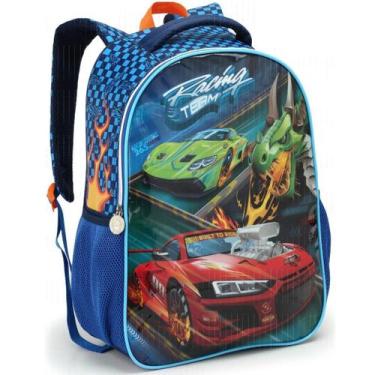 Imagem de Mochila De Costas 17 Racing Carro Speed Passeio Escolar - Seanite