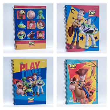 Imagem de Starschool – Caderno universitário capa dura espiral Toy Story Disney | 1 Matéria, 80 Folhas | Leveza, nostalgia e diversão para estudos e anotações
