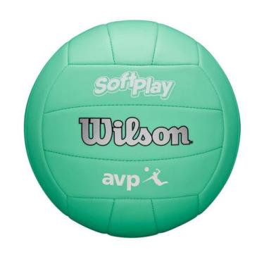 Imagem de Bola Vôlei Wilson Avp Soft Play Unissex WV4005902XBO, Verde claro, Pra