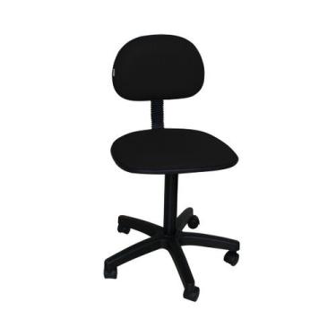 Imagem de Cadeira Tropical sem regulagem de altura tecido Preto - Barão das Cade