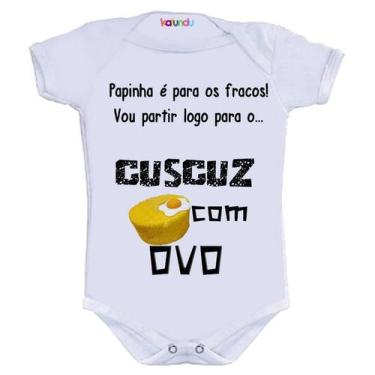 Imagem de Body Divertido - Vou Partir Para Cuscuz - KALUNDU KIDS, GG