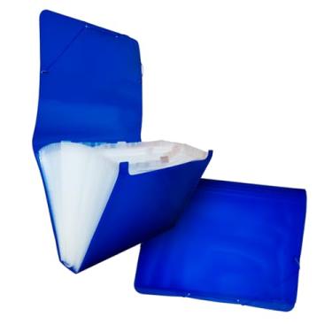 Imagem de Pasta Sanfonada c/ 31 divisórias A4 PP Line Azul - Dello