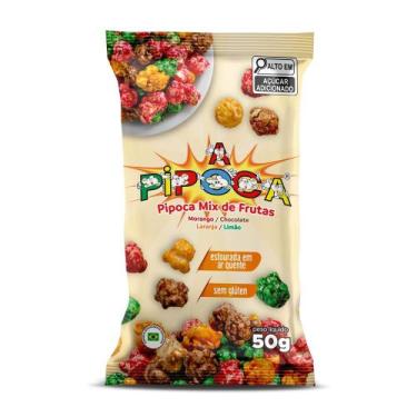 Imagem de Pipoca Caramelizada MIX DE FRUTAS 50 g - caixa com 12 unidades - no-br