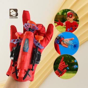 Imagem de Luvas do Homem Aranha Lançador Teia Acessórios do Lançador de Pulsos L