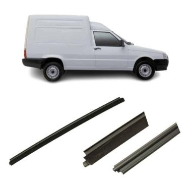 Imagem de Pestana Vidro Borracha Externa Porta Direita Fiorino Todas