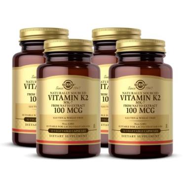 Imagem de Suplemento Solgar de vitamina K2 (MK-7) de origem natural 100mcg